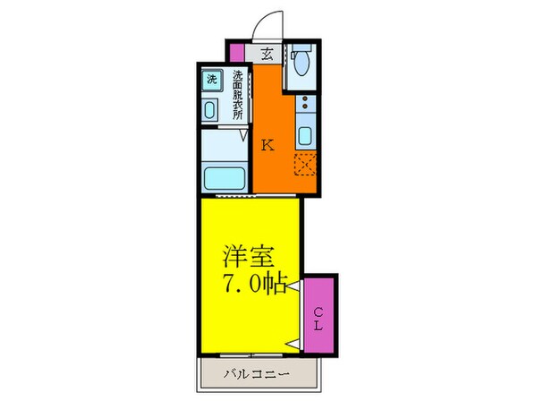 サムライマンション上山手の物件間取画像